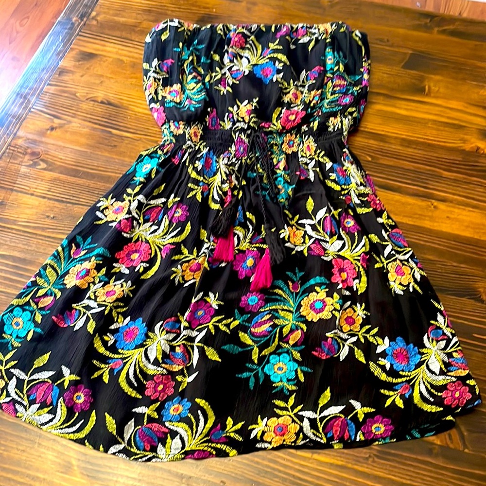 Flower Tube Top Dress